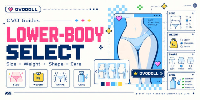 OVODOLL Hip and Butt Sex Doll Buying Guide featured image for size, weight, material and care