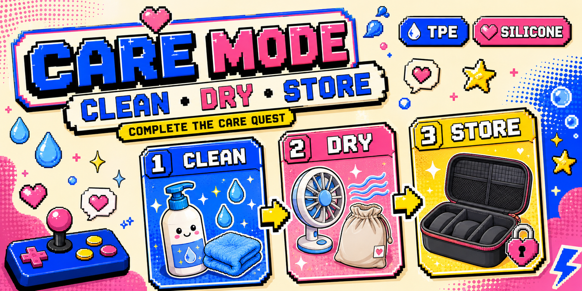 How to Clean and Store TPE and Silicone Intimate Products: Care Guide