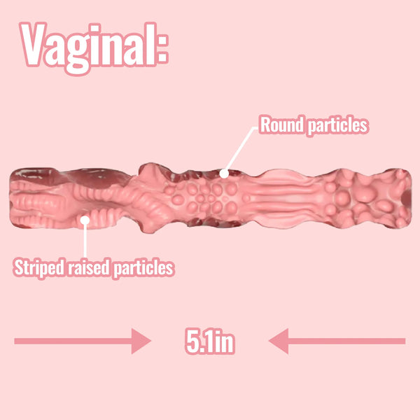 Daphne Busty Curvy Torso Sex Doll vaginal canal length diagram