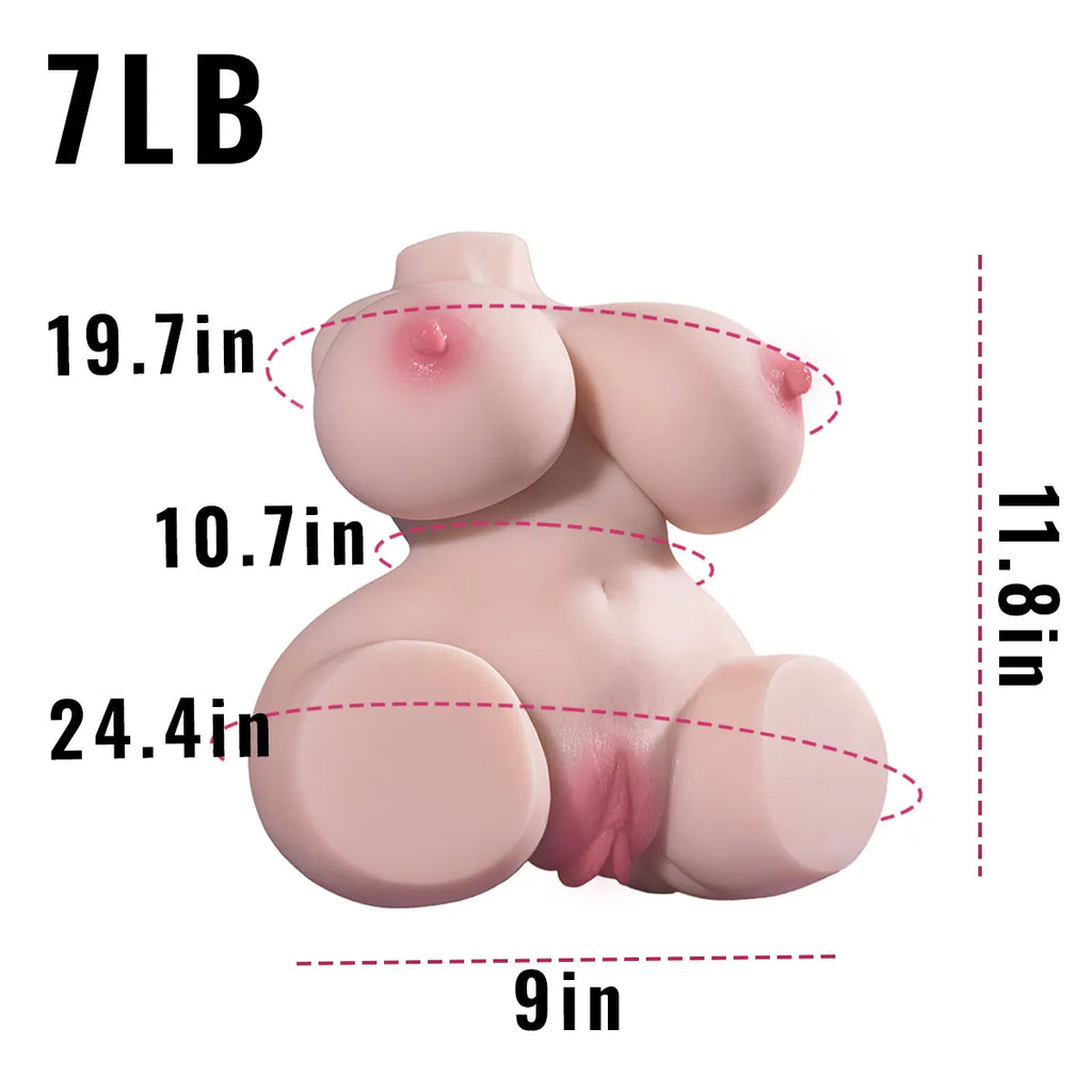 Monica Voluptuous Hourglass Torso Sex Doll - product view 6