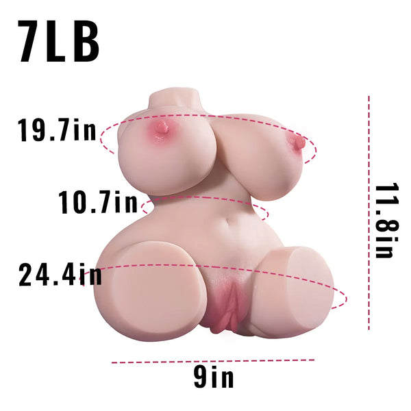Monica Voluptuous Hourglass Torso Sex Doll - product view 6